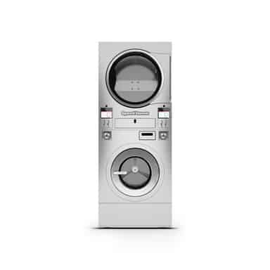 Speed Queen Stacked Washer Extractor and Tumble Dryers